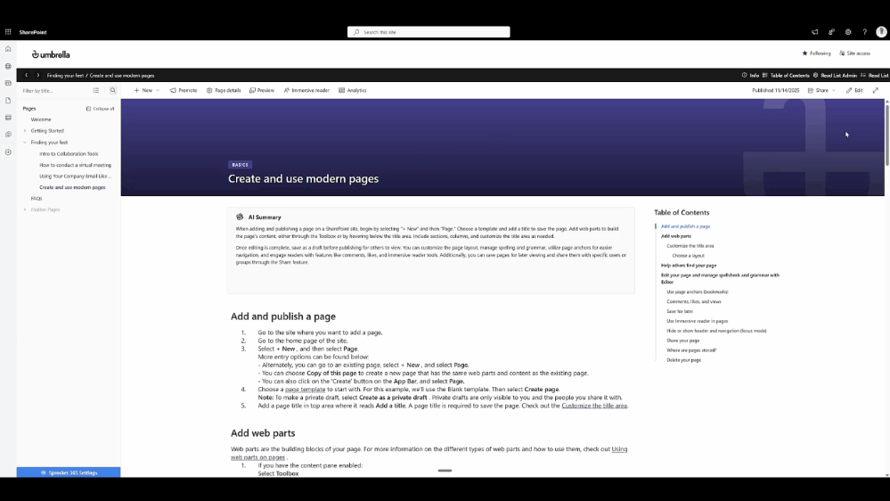 Animated People Hub Settings